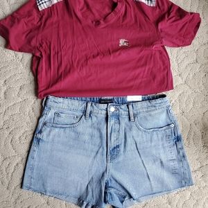 NWT Free Assembly 90's cut off short | Size 14 | Light Wash